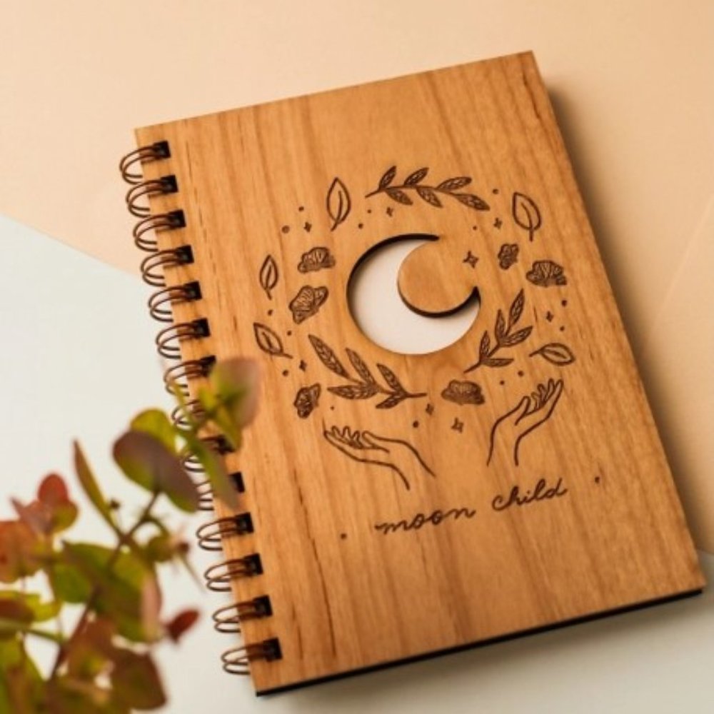 Moon Child Wood Journal